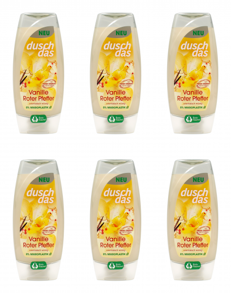 duschdas Vanille Roter Pfeffer Duschgel , 6x225ml EAN8720181334085