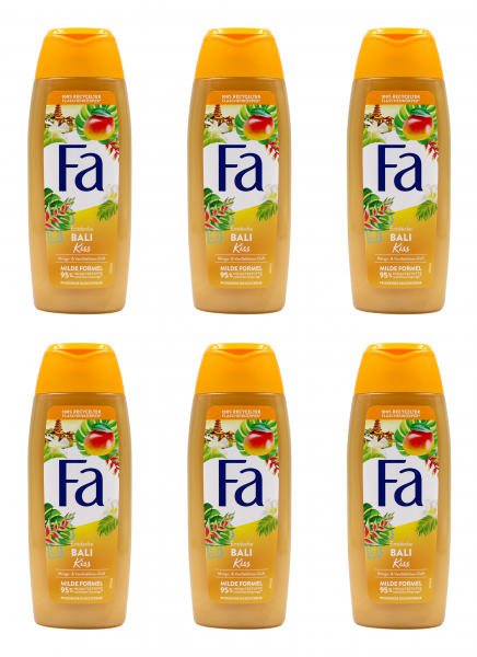Fa Bali Kiss Duschgel , 6x250ml EAN4015100427462