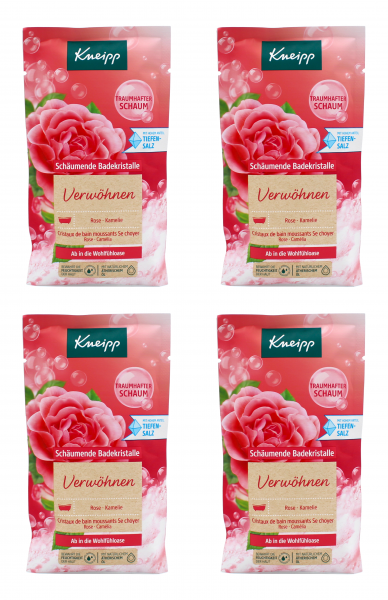 Kneipp Verwöhnen Schäumende Badekristalle , 4x80g EAN4008233171432