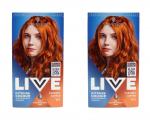 2x Schwarzkopf Live Intense Colour 077 Caramel Copper EAN4015100817164