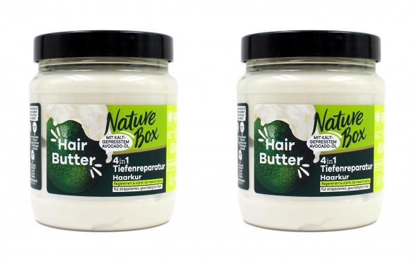 Nature Box 4in1 Tiefenreparatur Haarkur Hair Butter , 2x300ml EAN4015100805277