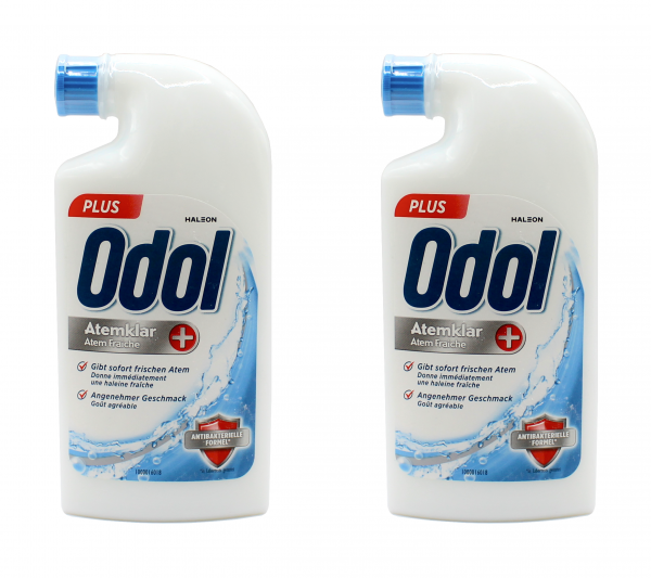 Odol Plus Atemklar Mundspülung Mundwasser , 2x125ml EAN5054563125187