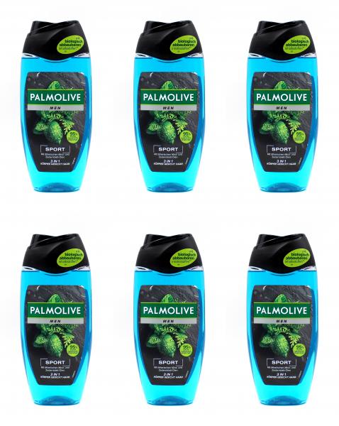 Palmolive Men Sport 3in1 Duschgel , 6x250ml EAN8718951077133