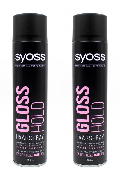 Syoss Gloss Hold Haarspray , 2x400ml EAN4015100190588