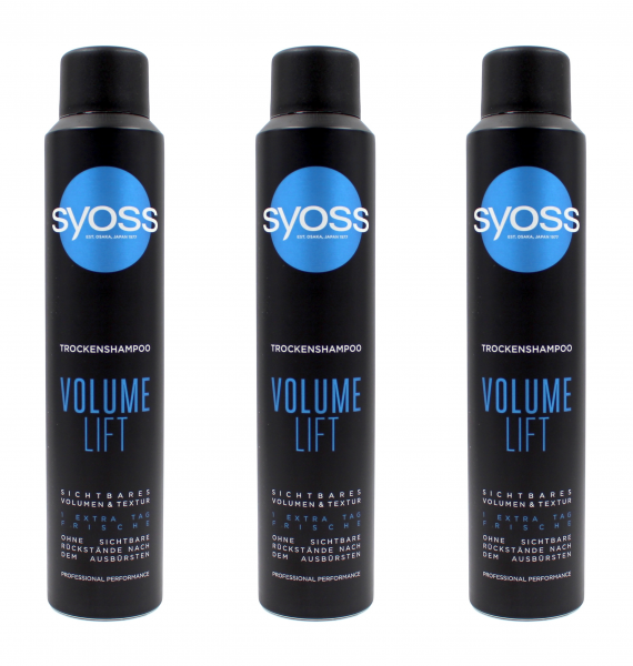 Syoss Volume Lift Trockenshampoo , 3x200ml EAN4015100722260