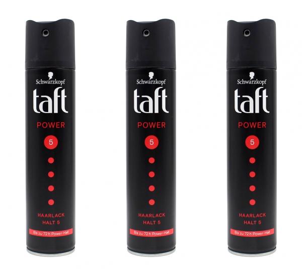 Schwarzkopf Taft Power Haarlack Halt 5 , 3x250ml EAN4015100437102