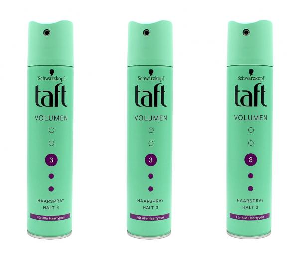 Schwarzkopf Taft Volumen Haarspray Halt 3 , 3x250ml EAN4015100437225