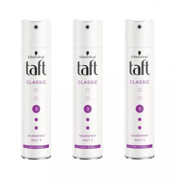 Schwarzkopf Taft Classic Haarspray Halt 3 , 3x250ml EAN4015100437324