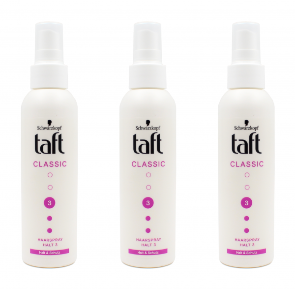 Schwarzkopf Taft Classic Haarspray Pumpspray Halt 3 , 3x150ml EAN4015100437522