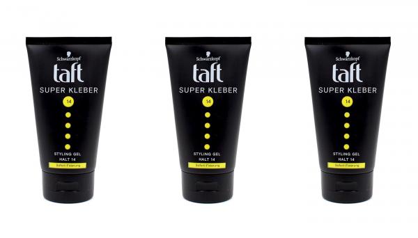 Schwarzkopf Taft Super Kleber Haargel , 3x150ml EAN4015100444308