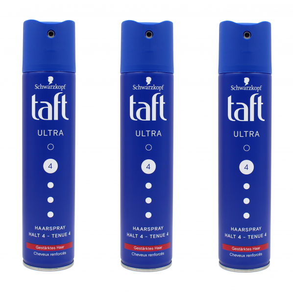 Schwarzkopf Taft Ultra Haarspray Halt 4 , 3x250ml EAN7610300505452